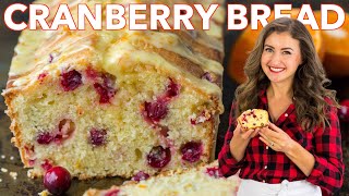 Cranberry Bread with Orange Glaze [upl. by Juni]