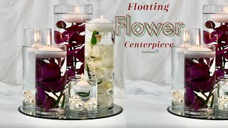 Dollar Tree Inspired Floating Flower Wedding Centerpiece  Dollar Tree Wedding Decor DIY Tutorial [upl. by Maryn]