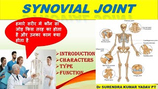 संधि किसे कहते हैं। Details of Synovial Joint  Joint  classification of joint  joint of body [upl. by Held698]