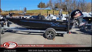 2024 Xpress H18C Crappie fishing boat Yamaha Vmax 115 SHO F amp S Yamaha Hanover PA [upl. by Aihsaei]