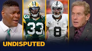 Packers sign Josh Jacobs amp release Aaron Jones Green Bay make the right choice  NFL  UNDISPUTED [upl. by Bale]