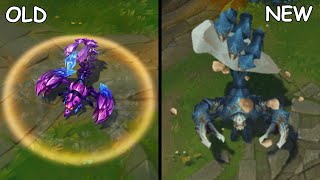 SKARNER REWORK New vs Old Abilities Comparison League of Legends [upl. by Nylimaj276]