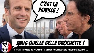 Macron sentoure de CRIMINELS pour son voyage au Maroc [upl. by Treborsemaj474]