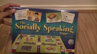 The Socially Speaking Game  Boardgame Unboxing [upl. by Thurmann]