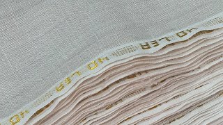 Natural Linen Fabric ManufacturerAditya birla linen fabric price Linen Cut piece linenclub 2021 [upl. by Ailuy]