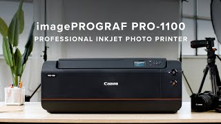 Canon imagePROGRAF PRO1100  17” Professional Inkjet Photo Printer [upl. by Inger]