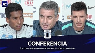 Conferencia Técnico y jugadores ALIANZA LIMA TV [upl. by Ynaffital381]