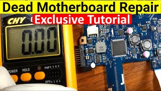 Complete Dead Motherboard Repair Tutorial  Laptop Motherboard Repair Course [upl. by Urdna]