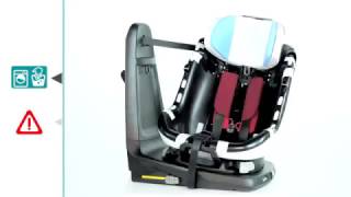 MaxiCosi l AxissFix Plus car seat l How to remove amp replace the cover [upl. by Vinita762]