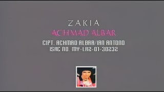 Achmad Albar  Zakia Official Karaoke Video [upl. by Ahsenav]