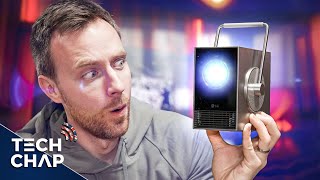 LG CineBeam Q Review  The SMALLEST 4K Laser Projector Ever 👀 2024 [upl. by Edas802]