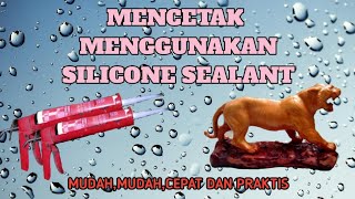 DIYTUTORIAL CARA MUDAH MEMBUAT CETAKAN PIALA PATUNGCARA MUDAH MEMBUAT DARI SILICONE SEALANT [upl. by Enelad212]