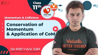 L2 Momentum amp Collisions 🔥 Conservation of momentum amp application of CoM  Class 11 JEE 2023 [upl. by Yelnek]