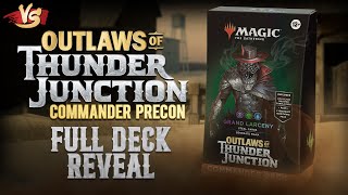 Grand Larceny Full Deck Reveal  Outlaws of Thunder Junction [upl. by Basilio]