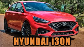 Hyundai i30N Exhaust Sound Review  better than Golf GTI [upl. by Noelopan]