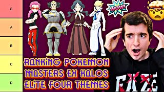 KALOS IS IN ITS OWN LEAGUE Ranking Pokemon Masters EX Kalos Elite Four Themes [upl. by Tennes774]