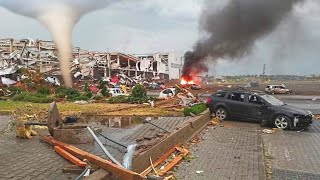 Massive DESTRUCTION 🌀 Major Tornado hits Moravia Czech Republic [upl. by Shaia]