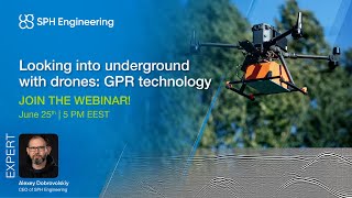 Webinar  GPR Technology Detection of Underground Objects with Drones [upl. by Oilisab]