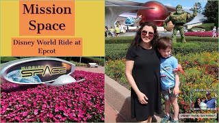 Mission Space Ride at Epcot  Disney World [upl. by Atauqal]