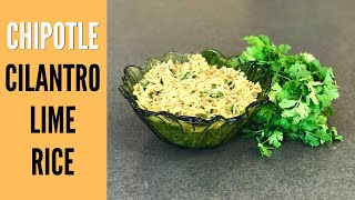 Chipotles Cilantro amp Lime Rice  Copycat Recipe [upl. by Buchbinder]