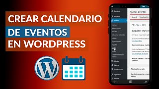 Cómo Insertar o crear un CALENDARIO de EVENTOS en WordPress  Los Mejores Plugins [upl. by Neelasor]