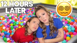 LAST TO LEAVE THE BALL PIT CHALLENGE 😱🤞🏼 KAYLA VS KALLI [upl. by Nuajed]