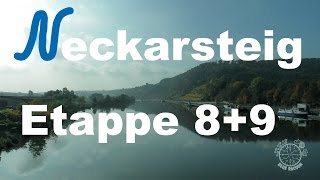 Der Neckarsteig Etappe 8 von Mosbach nach Gundelsheim [upl. by Akenn]