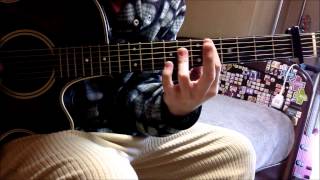 【TAB】Ai yori Aoshi OP  Towa no Hana guitar cover solo [upl. by Raseac]