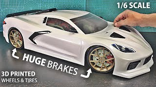 FOUR Cylinder RC Car  Hydro Brakes Improved Cooling amp Run [upl. by Kumagai]