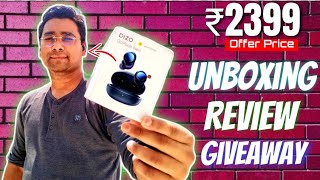 DIZO GoPods Neo Review Unboxing amp Giveaway  Best Ear Buds With ANC Under 3000  Atul Tech Bazaar [upl. by Ettenahc]