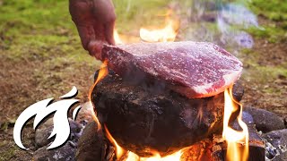 Tafelspitz vom Feuerstein im Wald gegrillt ASMR 🔥🔥🔥 [upl. by Stieglitz]