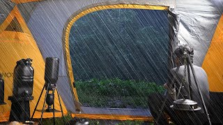 👑King Of Camping Gadgets ☔Solo Camping In the Heavy Rain [upl. by Eirallih]