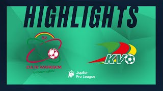 SV Zulte Waregem  KV Oostende moments forts [upl. by Allebasi]