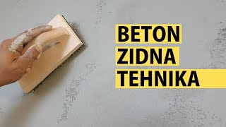 Kako da osvežite zid dekorativnom tehnikom od betona [upl. by Tyler]