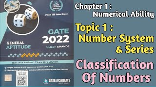 GATE Exam  General Aptitude  Chapter 1  Numerical Ability  Topic 1 Number System And series [upl. by Susannah]