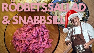 MICKES JULSTÖK  Rödbetssallad och snabbsill till julbordet [upl. by Neirad]