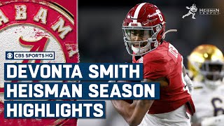 Best WR in College Football 🏆  Alabama WR DeVonta Smith 2020 Highlights ᴴᴰ [upl. by Ledba]