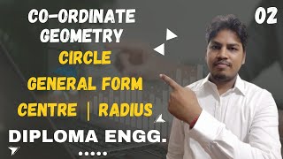 Centre and radius  Circle  Coordinate Geometry [upl. by Acima]