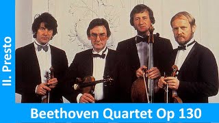 Melos String Quartet Beethoven Op 130 II Presto 1990 [upl. by Sergias]