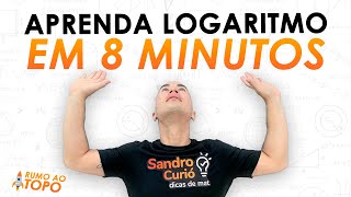 APRENDA LOGARITMO EM 8 MINUTOS  RÁPIDO e FÁCIL [upl. by Adrianna]