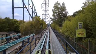 Kingda Ka front seat POV no copyright [upl. by Idurt]