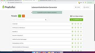 Rezeptbuch erstellen  mit Nährwertberechnung  Rezeptrechner [upl. by Ap]