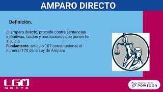 Procedencia del amparo directo e indirecto [upl. by Ahsiadal]