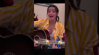 Ananya sharma musicchaleyasong covershorts subscribe for more OK bye💞💕💕thanks for 100 subscriber [upl. by Nyvar]