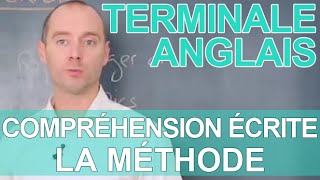 Compréhension écrite  La méthode  ANGLAIS  Terminale  Les Bons Profs [upl. by Airdnek439]