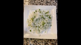 Chipotle Cilantro Lime Rice  ASMR 🍚 2021 [upl. by Etnuahs]