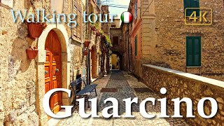 Guarcino Lazio Italy【Walking Tour】History in Subtitles  4K [upl. by Halfdan]