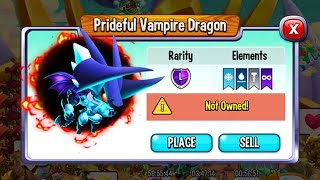 Dragon city tập 329 Review Wrathful Vampire Dragon 5 star max level 70 [upl. by Neeham345]