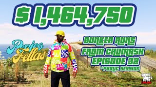 Bunker Runs From Chumash in GTA 5 Episode 32 public session SOLO [upl. by Sylvie]