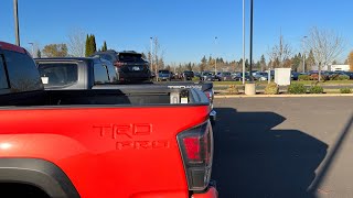 No one likes a 6 foot bed really 2023 Trd offroad Toyota Tacoma 6 foot bed sitting on the lot [upl. by Larissa]